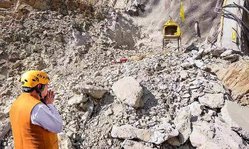 Silkyara tunnel collapse: Plasma cutter flown in to remove auger blades from rubble