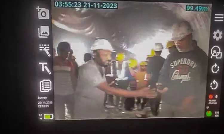 Uttarkashi tunnel collapse: BSNL steps in to provide landline phone to enable trapped workers to talk to their families