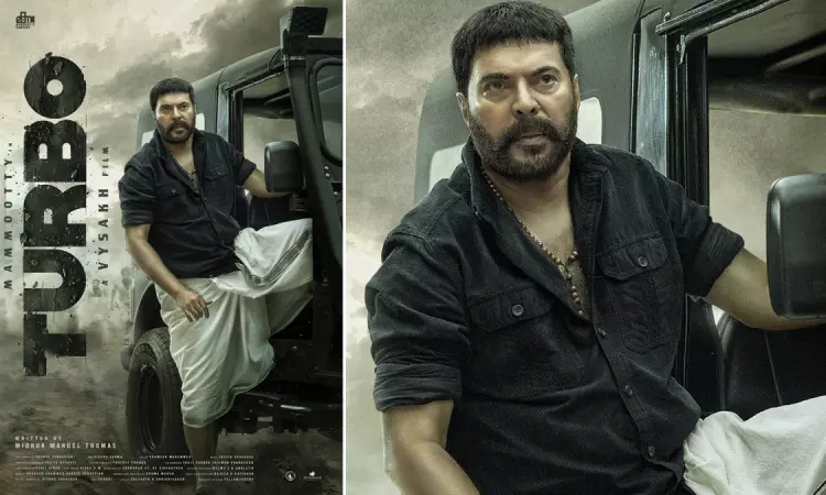 Mammootty unveils blazing, gritty first look for ‘Turbo’