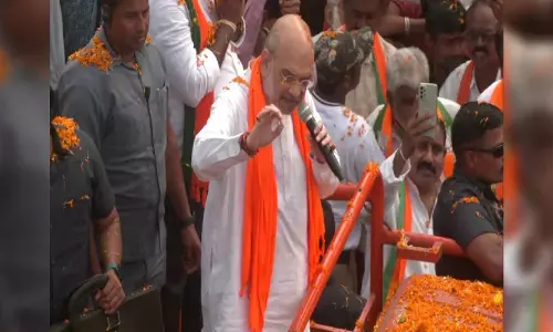 Voting for Congress and AIMIM means voting for BRS: Amit Shah