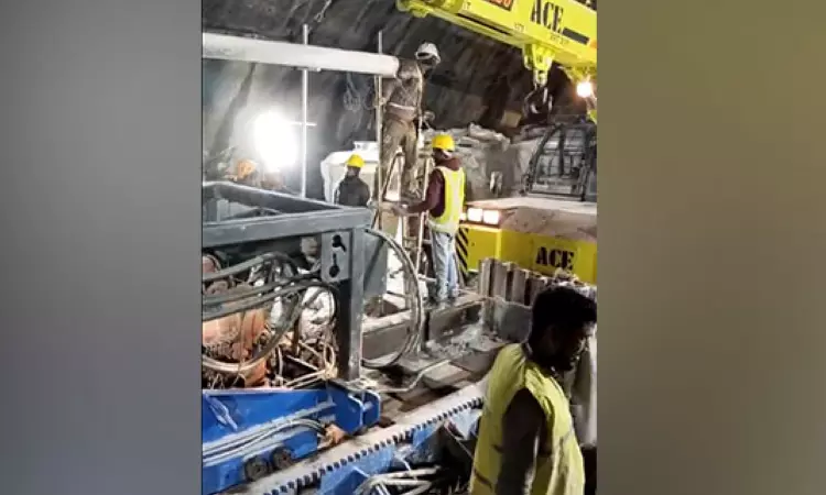 Uttarakhand tunnel rescue: Manual drilling underway, 50 metres crossed so far in total