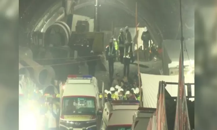 5 workers among 41 workers trapped inside Silkyara tunnel rescued
