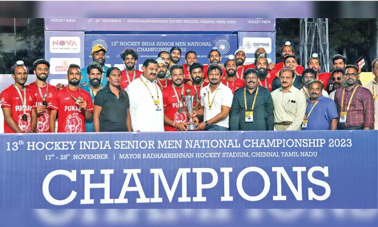 Hockey Punjab wins fourth Senior National championship