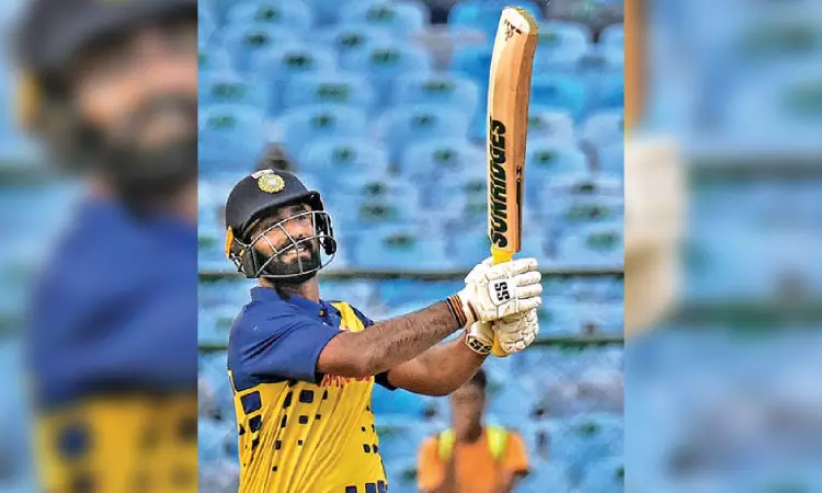 TN beats Baroda as DK slams fifty