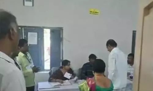 Telangana polling: CM K Chandrashekar Rao casts his vote in Medak district
