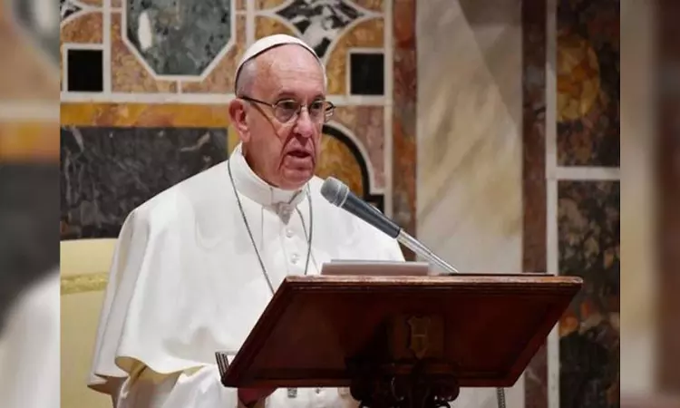 Popes condition improving but will stay indoors to be on safe side