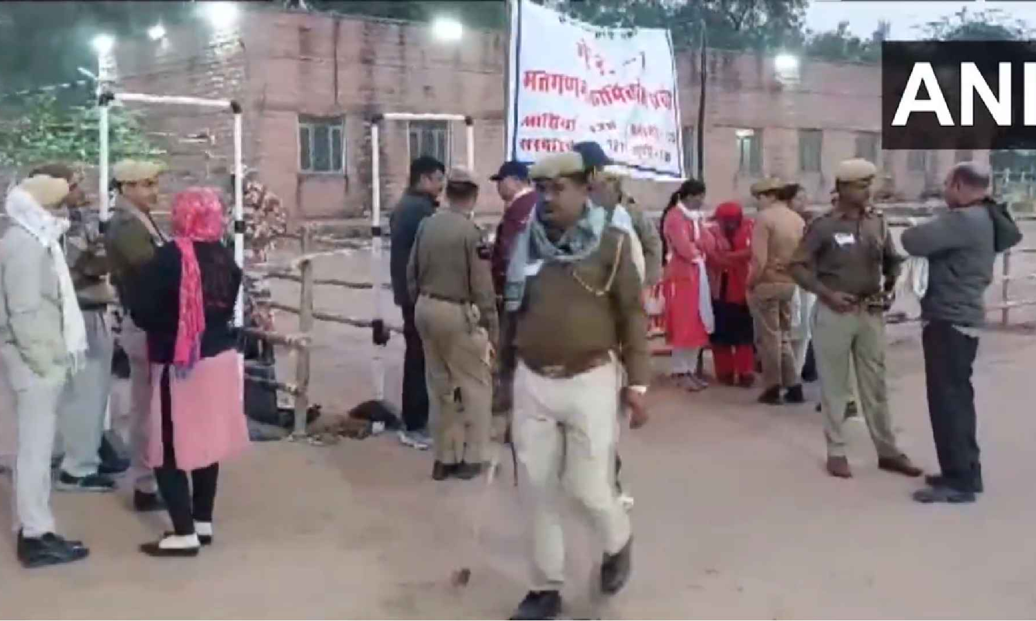 Strong police presence at a counting centre in... ... 5 States Assembly Election 2023 Live: I humbly accept the mandate, says Rahul Gandhi