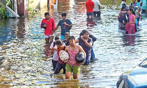 Michaung crosses Andhra coast, to weaken into cyclonic storm