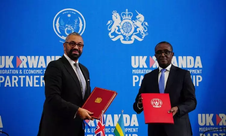 UK signs treaty with Rwanda to deport illegal migrants