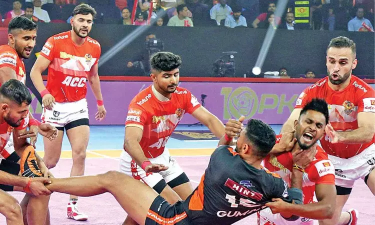 Sonu shines as Gujarat Giants beats U Mumba for hat-trick win