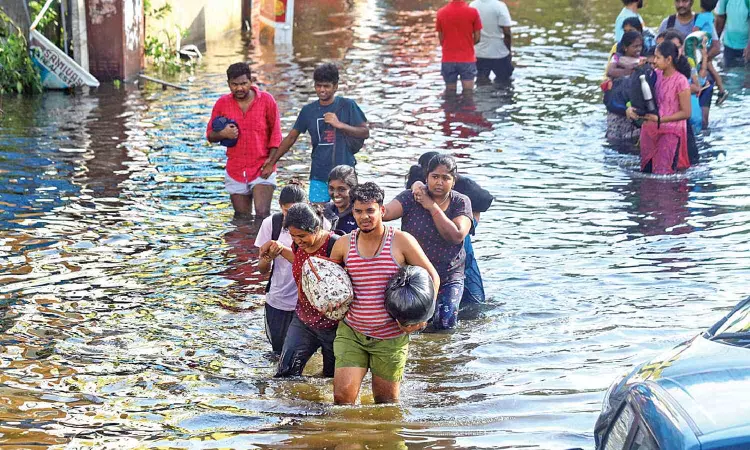 Michaung crosses Andhra coast, to weaken into cyclonic storm