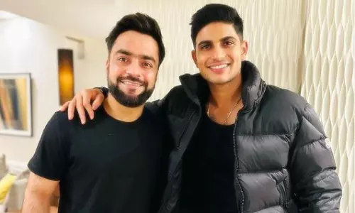 Captain sahab Shubman Gill pays visit to Rashid Khan, Gujarat Titans reacts