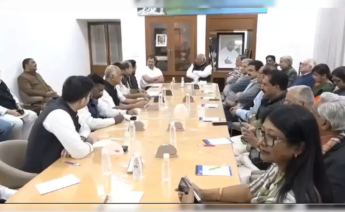 INDIA leaders meet at Kharges residence, says next date of INDIA meeting to be announced soon