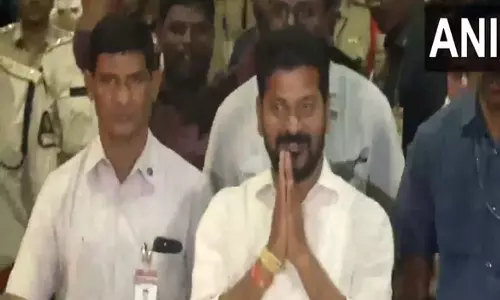 Ahead of oath-taking, Telangana CM-designate Revanth Reddy arrives in Hyd