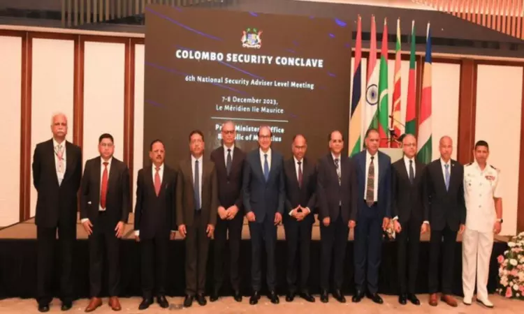 India, Mauritius, Sri Lanka participates in 6th NSA-level meeting of Colombo Security Conclave