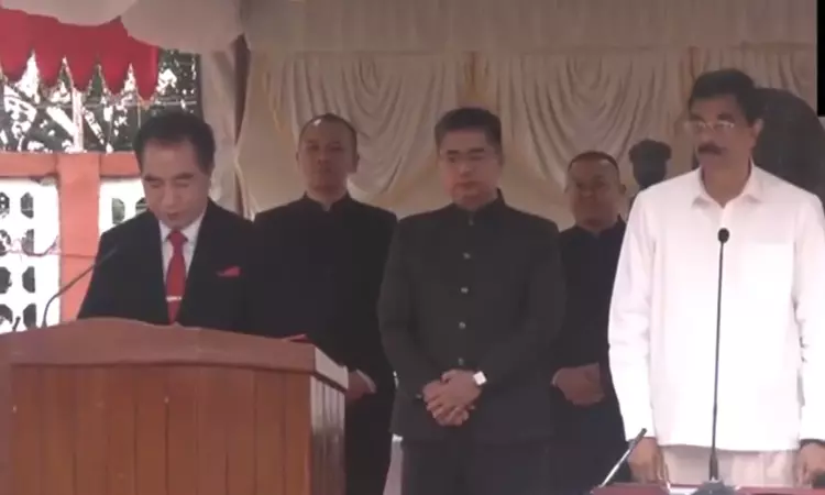ZPM leader Lalduhoma sworn-in as Mizoram CM