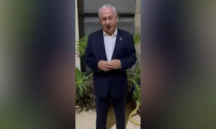 Netanyahu attends funeral of Gal Eisenkot, son of war cabinet minister Gadi Eisonkot