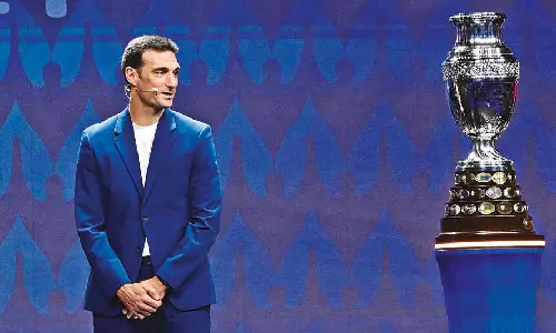 Defending champion Argentina grouped with Chile; Brazil, Colombia in Group D Defending champion Argentina grouped with Chile; Brazil, Colombia in Group D
