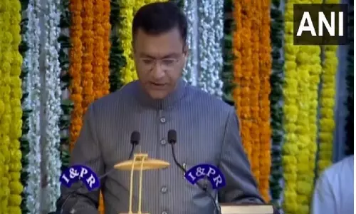Akbaruddin Owaisi takes oath as Pro-tem Speaker of Telangana Assembly
