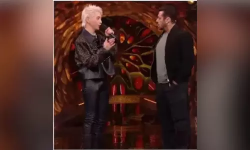 K-pop singer Aoora dances on ‘Jeene ke hain chaar din’ with Salman Khan