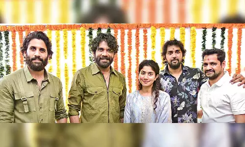 Naga Chaitanya-Sai Pallavi’s Thandel launched with pooja