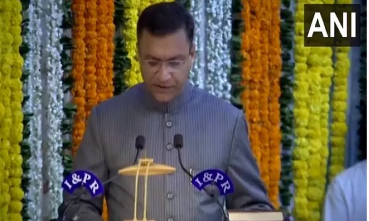 Akbaruddin Owaisi takes oath as Pro-tem Speaker of Telangana Assembly