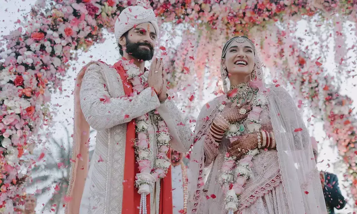 Mukti Mohan ties knot with Animal actor Kunal Thakur