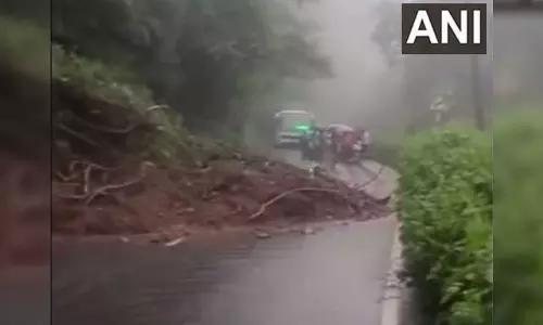 Tamil Nadu: Vehicular movement halted in Coonoor after landslide