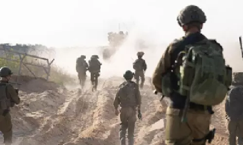 Hamas men surrender in South Gaza: IDF