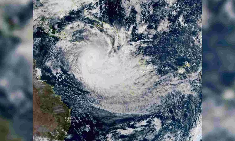 Tropical cyclone Jasper rapidly intensifies off Australias northern coast