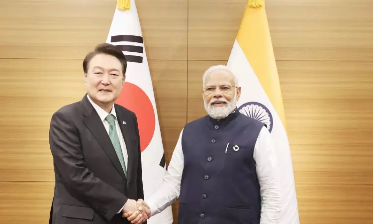 Modi extends wishes to S Korean Prez as both countries celebrate 50 yrs of diplomatic ties