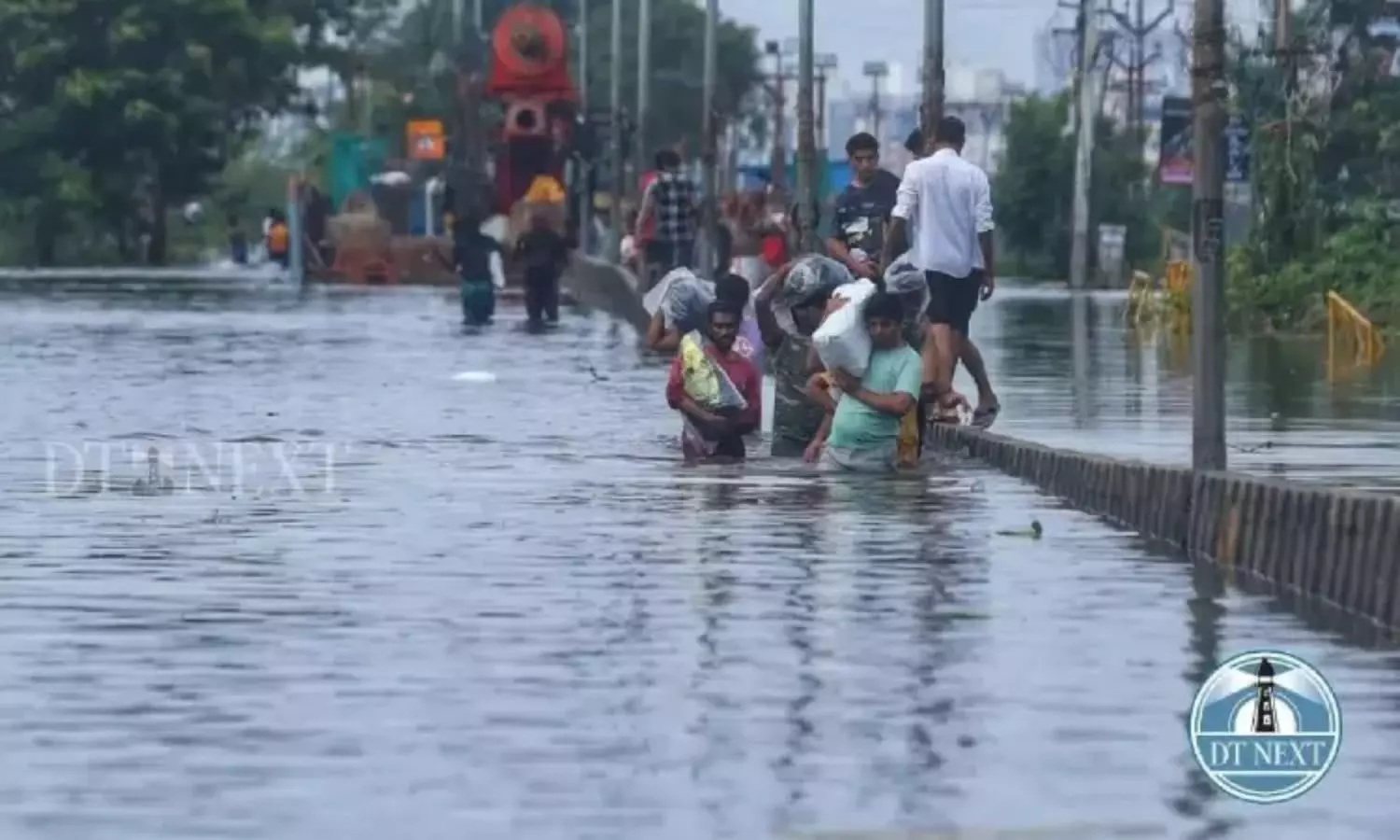 Varadharajapuram residents seek permanent solution to flooding