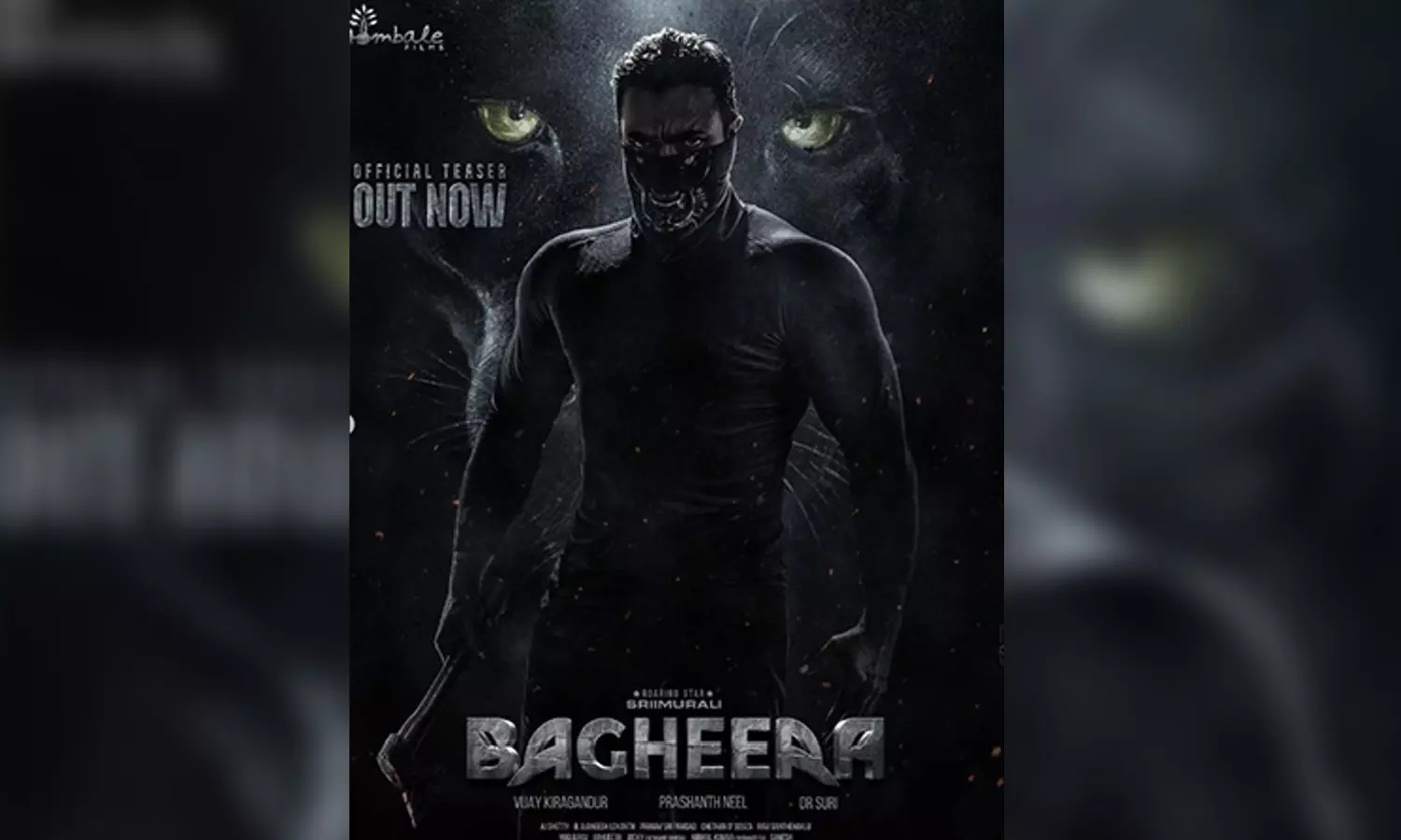 Srii Muralis action-packed Bagheera teaser out
