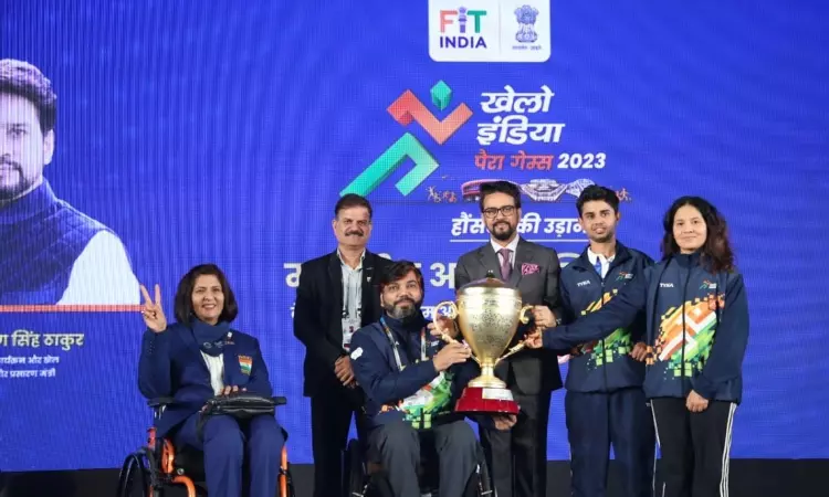 Haryana athletes emerge overall champions in Khelo India Para Games