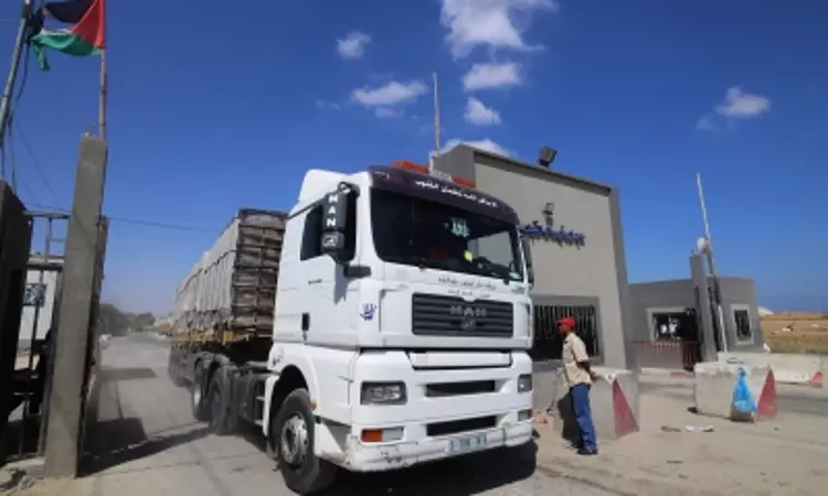 Israel opens Kerem Shalom crossing with Gaza for 1st time since conflict Israel opens Kerem Shalom crossing with Gaza for 1st time since conflict