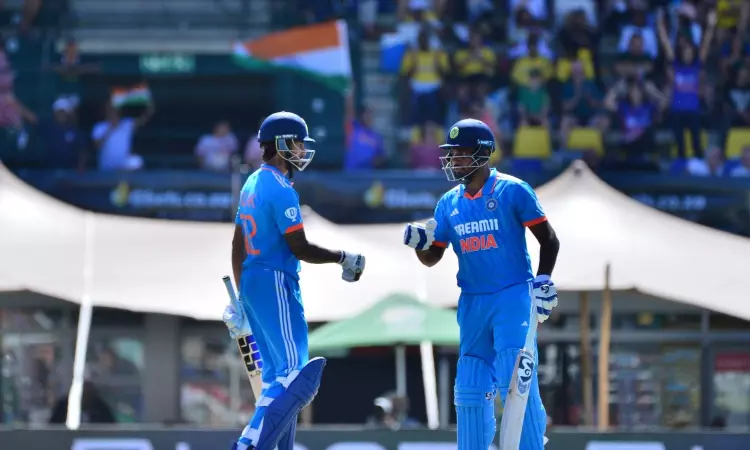 Samsons maiden ODI ton helps India post 296/8 against South Africa in 3rd ODI