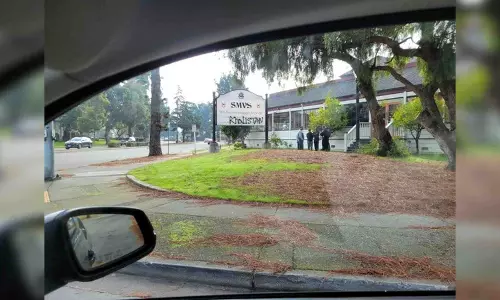 Hindu temple wall defaced by anti-India graffiti, cops treating it as hate crime