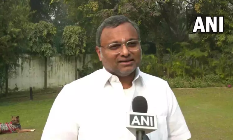 Karti Chidambaram appears before ED in money laundering case