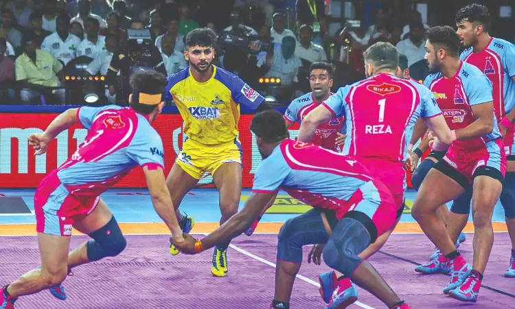 Captain Sunil inspires defending champion Jaipur to thrilling win over Thalaivas