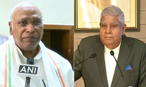 Kharge writes to Dhankhar, expresses inability to meet him as hes away from Delhi