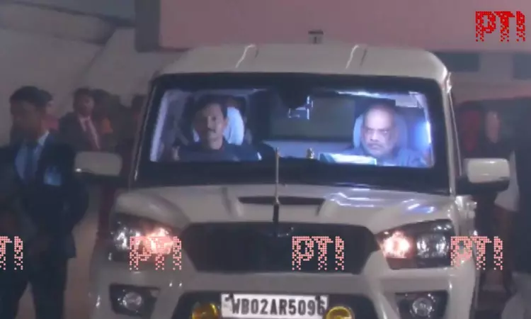 Amit Shah, J P Nadda arrive in Kolkata