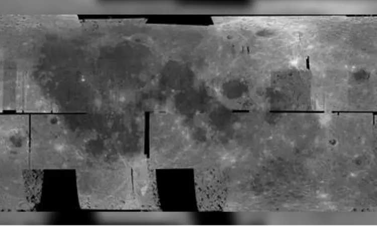 S.Korean orbiter Danuri releases photographic map of moon S.Korean orbiter Danuri releases photographic map of moon