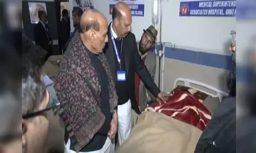 Remain extra vigilant; there should be zero tolerance to terror: Rajnath Singh to troops