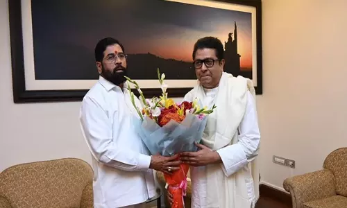 MNS chief Raj Thackeray meets Maharashtra CM Eknath Shinde in Mumbai