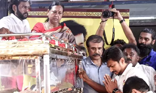 Words cant describe his love for Karunanidhi: Udhay condoles Vijayakanths demise Words cant describe his love for Karunanidhi: Udhay condoles Vijayakanths demise