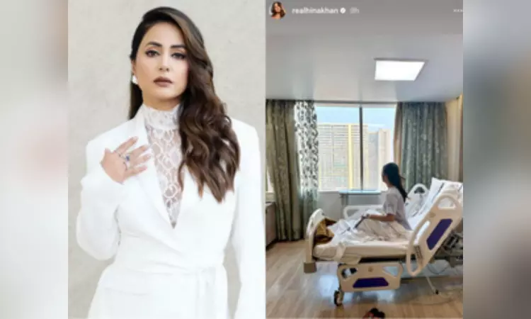 Hina Khan hospitalised due to high fever, says will bounce back