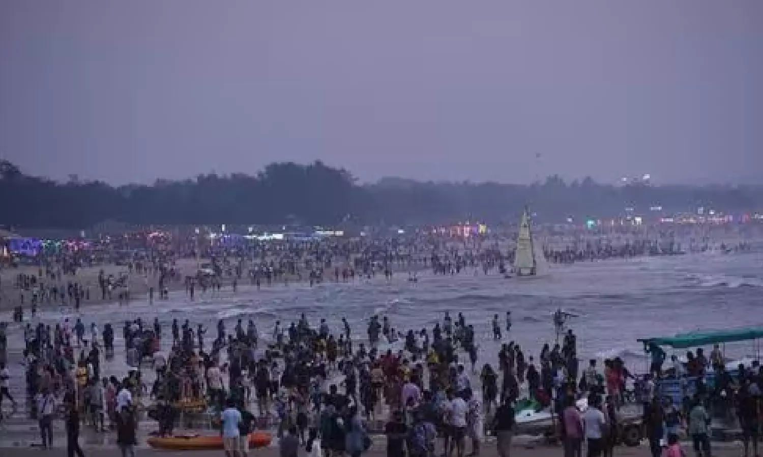 Tourists make beeline for Goa’s beaches to ring in new year