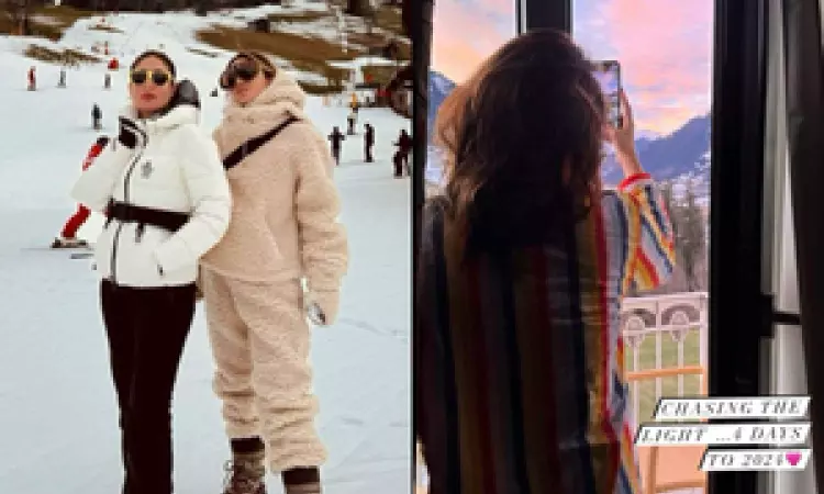 Kareena Kapoor’s Swiss retreat is filled with snowy bliss and skiing