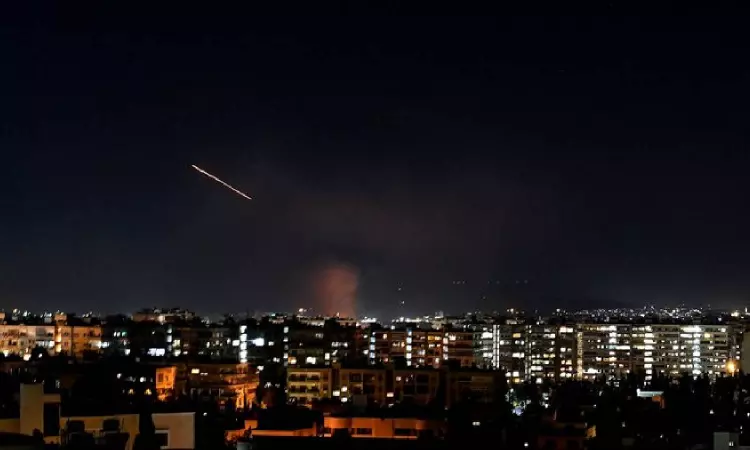 Israel hits air defence base in Syria: report