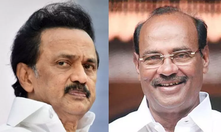 Ramadoss meets Stalin, demands caste based census Ramadoss meets Stalin, demands caste based census